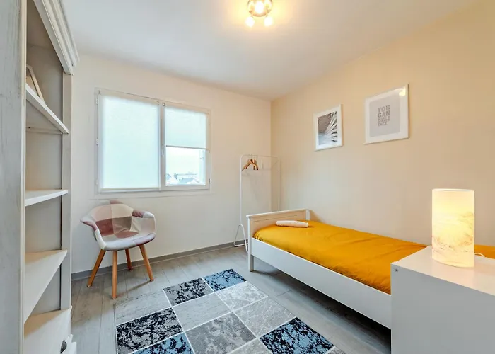 Appartement Escale à - Spacieux - 3 - Parking Privé - Ideal Familles&pros Brest