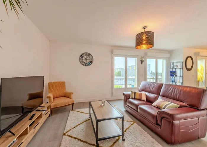 Apartman Escale A - Spacieux - 3 - Parking Prive - Ideal Famille & Pro *